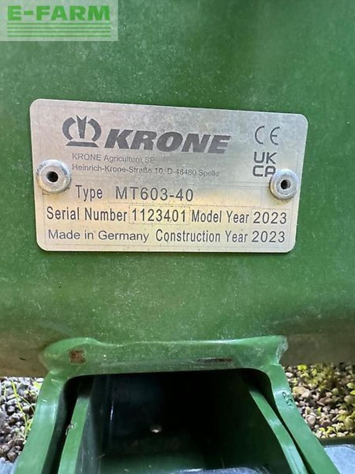 Krone easy cut f320m, mt603-40 - Slåttermaskin: bild 5 Krone easy cut f320m, mt603-40 - Slåttermaskin: bild 5