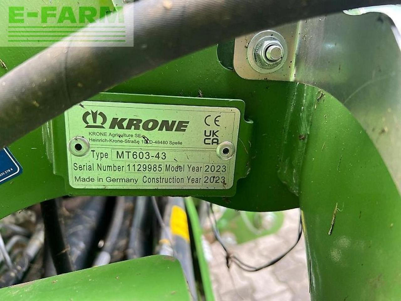 Krone ec b 1050 cv - Slåttermaskin: bild 5 Krone ec b 1050 cv - Slåttermaskin: bild 5