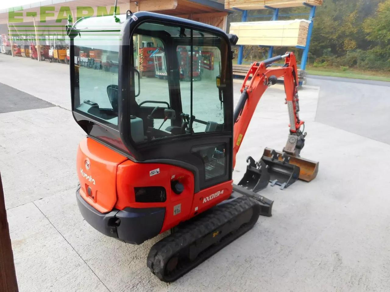 Kubota kx019-4 ( 1.855kg ) powertilt + hydr. sw - Minigrävmaskin: bild 4 Kubota kx019-4 ( 1.855kg ) powertilt + hydr. sw - Minigrävmaskin: bild 4