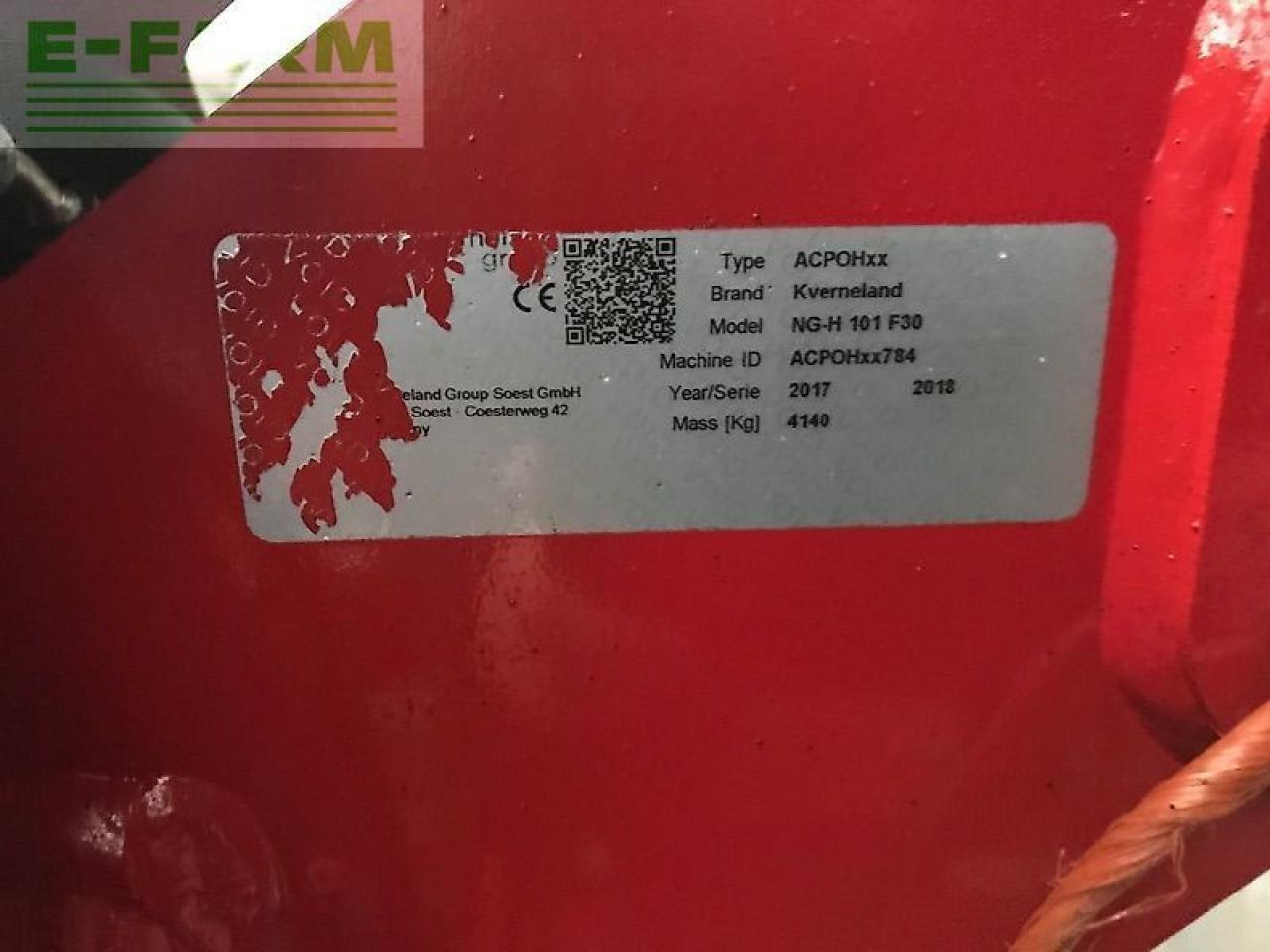 Kverneland ng-h 101 f30 - Maskin för jordbearbetning: bild 4 Kverneland ng-h 101 f30 - Maskin för jordbearbetning: bild 4