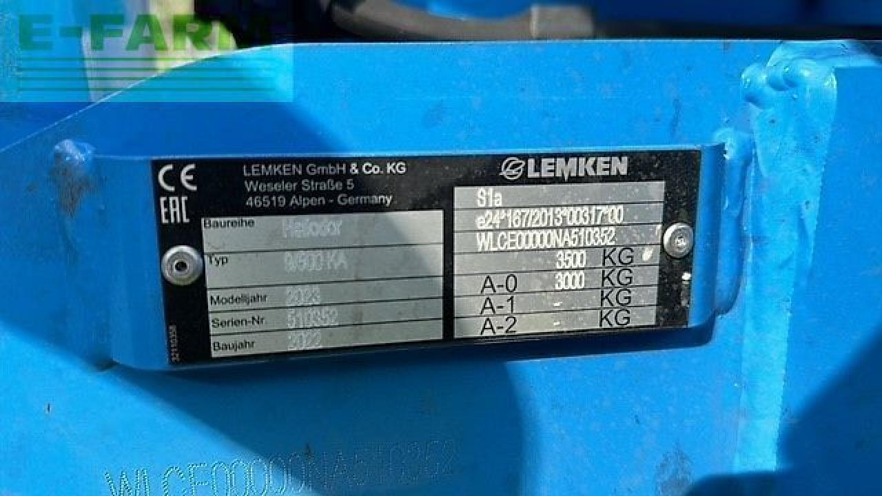 Lemken heliodor 9/500ka 2022 - Tallriksredskap: bild 2 Lemken heliodor 9/500ka 2022 - Tallriksredskap: bild 2