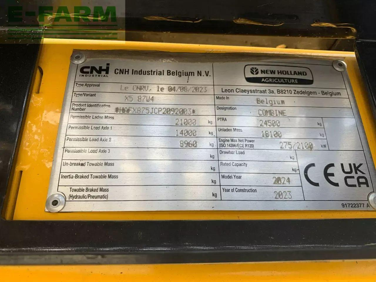 Skördetröska New Holland cx 8.70: bild 7