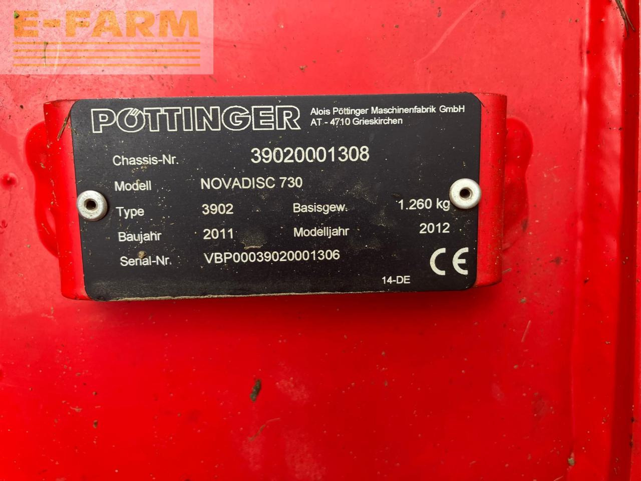 Slåttermaskin Pöttinger Nova Disc 730: bild 17 Slåttermaskin Pöttinger Nova Disc 730: bild 17