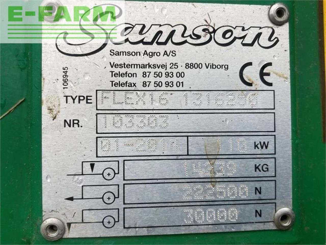 Samson flex16 - Mineralgödselspridare: bild 4 Samson flex16 - Mineralgödselspridare: bild 4