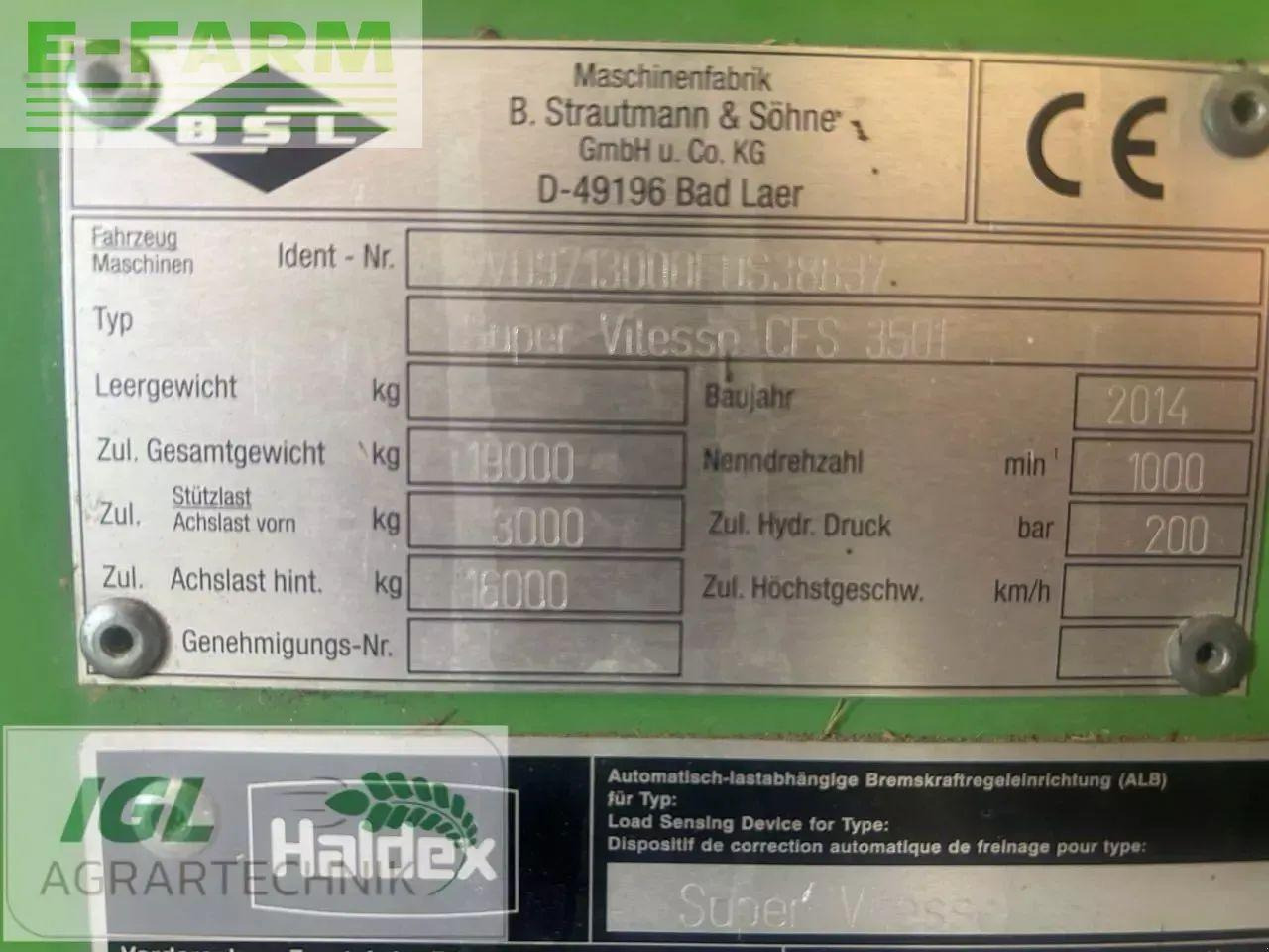 Strautmann super vitesse cfs 3501 - Ensilagevagn: bild 4 Strautmann super vitesse cfs 3501 - Ensilagevagn: bild 4