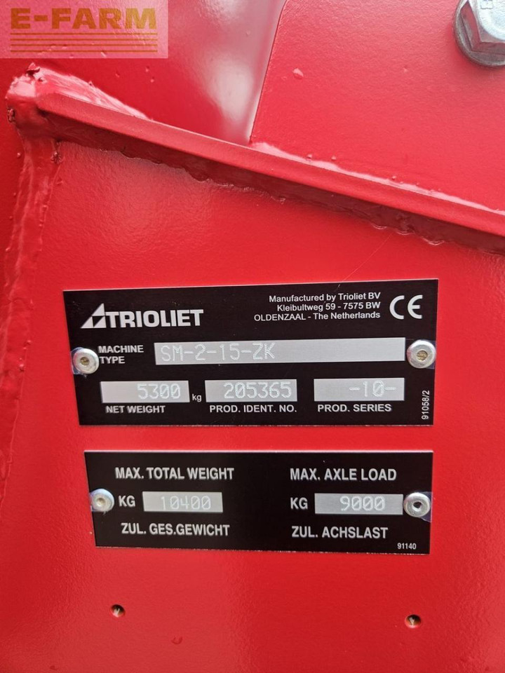 Trioliet gigant solomix 2-1500 - Utrustning för uppfödnings: bild 3 Trioliet gigant solomix 2-1500 - Utrustning för uppfödnings: bild 3