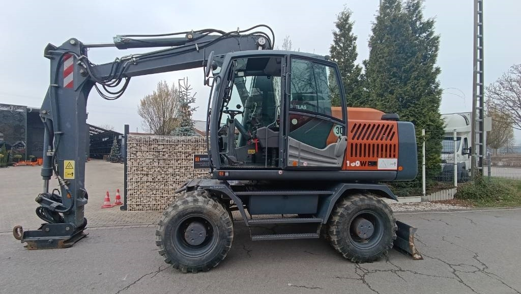 Atlas 160 W, Schnellwechsler OQ 70/55, Straßenzulassung - Grävmaskin på däck: bild 1 Atlas 160 W, Schnellwechsler OQ 70/55, Straßenzulassung - Grävmaskin på däck: bild 1