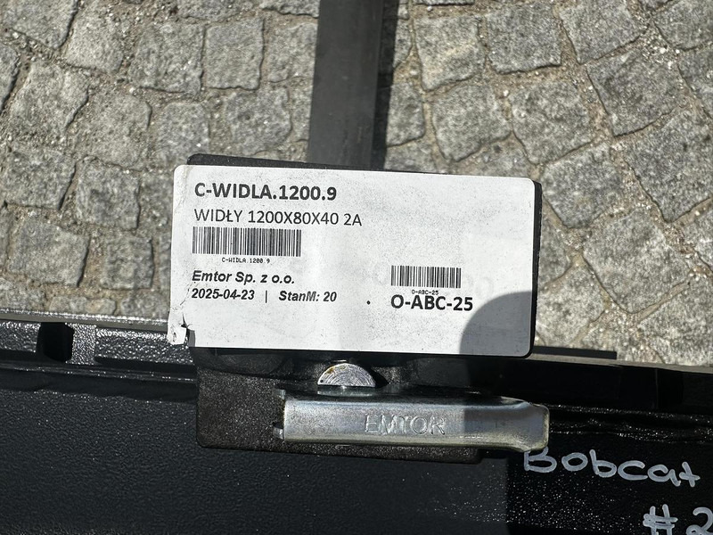 Big Palettengabel mit Bobcat 114cm Aufnahme - Gafflar för Materialhanteringsutrustning: bild 5 Big Palettengabel mit Bobcat 114cm Aufnahme - Gafflar för Materialhanteringsutrustning: bild 5