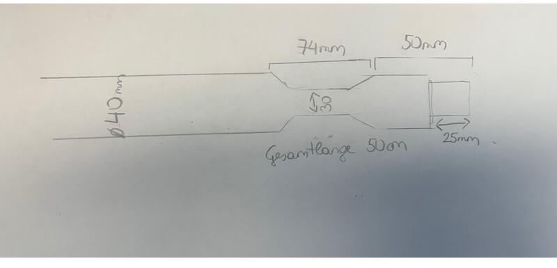 Meißel für Mustang HM100 - Hydraulisk hammare: bild 2 Meißel für Mustang HM100 - Hydraulisk hammare: bild 2