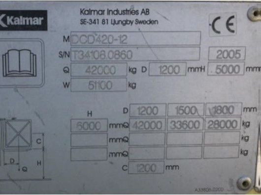 Kalmar DCD420-12 - Dieseltruck: bild 4 Kalmar DCD420-12 - Dieseltruck: bild 4