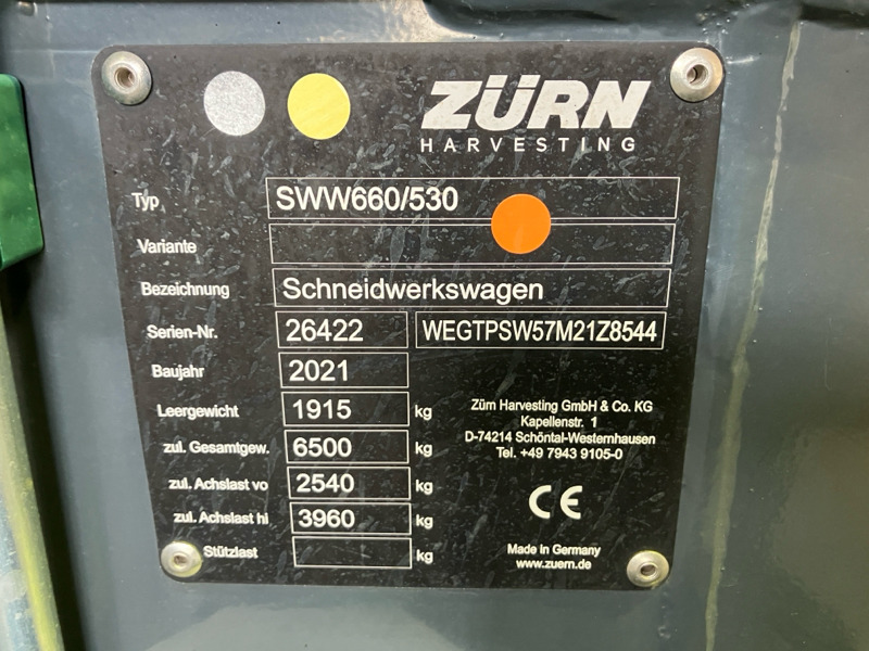 Zürn Profi-Cut 530 - Skördetröska: bild 2 Zürn Profi-Cut 530 - Skördetröska: bild 2