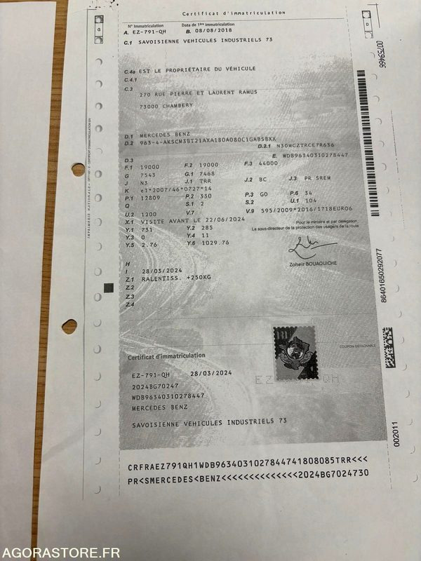 TRACTEUR 4X2 MERCEDES ACTROS 1845 2018 385 000 KM + BENNE ALUMINIUM SHMITZ 2016 - Dragbil: bild 1 TRACTEUR 4X2 MERCEDES ACTROS 1845 2018 385 000 KM + BENNE ALUMINIUM SHMITZ 2016 - Dragbil: bild 1