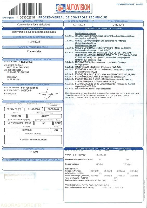 FOURGONNETTE CITROEN JUMPY - Små skåpbil: bild 3 FOURGONNETTE CITROEN JUMPY - Små skåpbil: bild 3