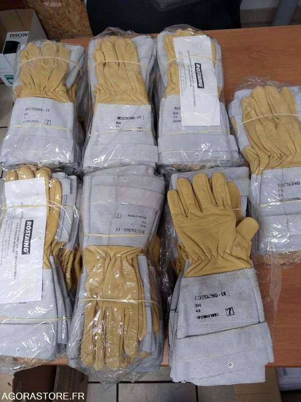 GANTS CUIR AVEC LONGUE MANCHETTE TAILLE 7 - LOT 70 PAIRES - Verktyg/ Utrustning: bild 1 GANTS CUIR AVEC LONGUE MANCHETTE TAILLE 7 - LOT 70 PAIRES - Verktyg/ Utrustning: bild 1