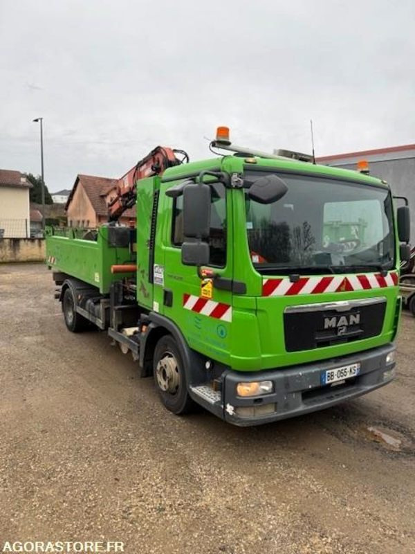 Camion MAN TGL 12T Grue - Benne - Lastbil: bild 2 Camion MAN TGL 12T Grue - Benne - Lastbil: bild 2