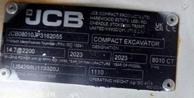 Mini Pelle 1T JCB 8010CTS + Remorque - 2023 / (NEUVE) 19 HEURES (EMF201) - Minigrävmaskin: bild 4 Mini Pelle 1T JCB 8010CTS + Remorque - 2023 / (NEUVE) 19 HEURES (EMF201) - Minigrävmaskin: bild 4