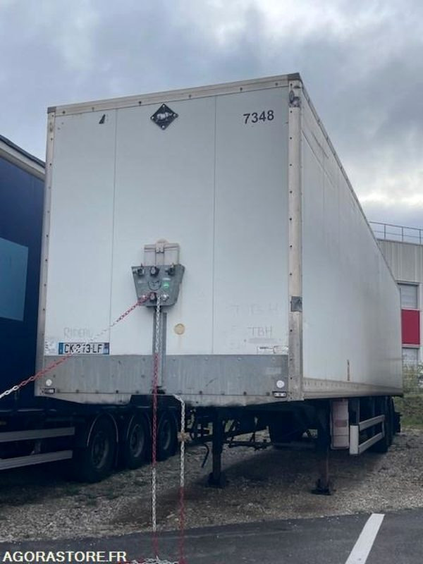 SEMI REMORQUE SAMRO - FOURGON - 2008 - Skåp semitrailer: bild 1 SEMI REMORQUE SAMRO - FOURGON - 2008 - Skåp semitrailer: bild 1