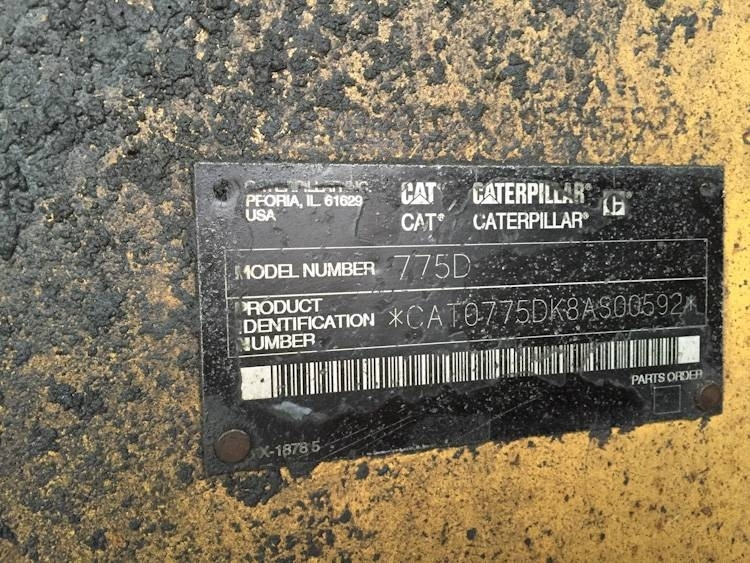 CAT 775 D - Terränggående truck: bild 4 CAT 775 D - Terränggående truck: bild 4