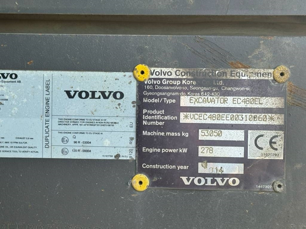 Volvo EC 480 E L - Bandgrävare: bild 5 Volvo EC 480 E L - Bandgrävare: bild 5