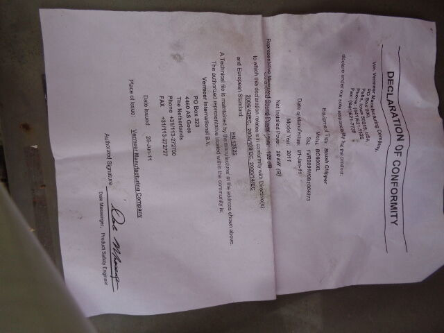 Vermeer BC600XL - Flishugg: bild 2 Vermeer BC600XL - Flishugg: bild 2