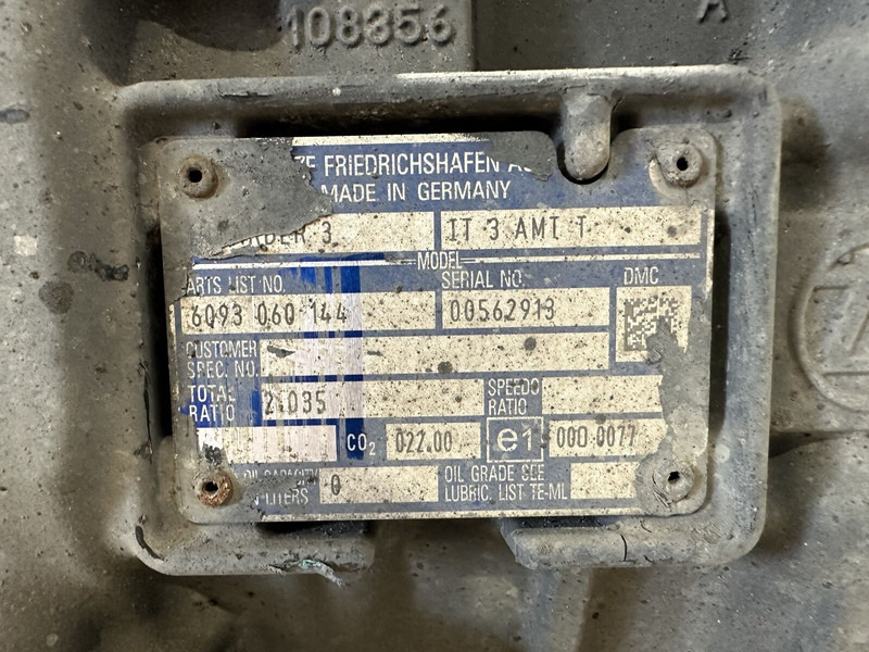 Växellåda för Lastbil Iveco 12TX2011TO + intarder: bild 10 Växellåda för Lastbil Iveco 12TX2011TO + intarder: bild 10