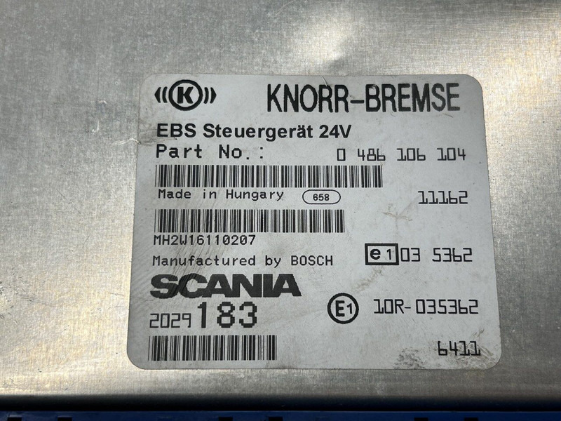 KNORR-BREMSE EBS - Kontrollenhet för Lastbil: bild 4 KNORR-BREMSE EBS - Kontrollenhet för Lastbil: bild 4
