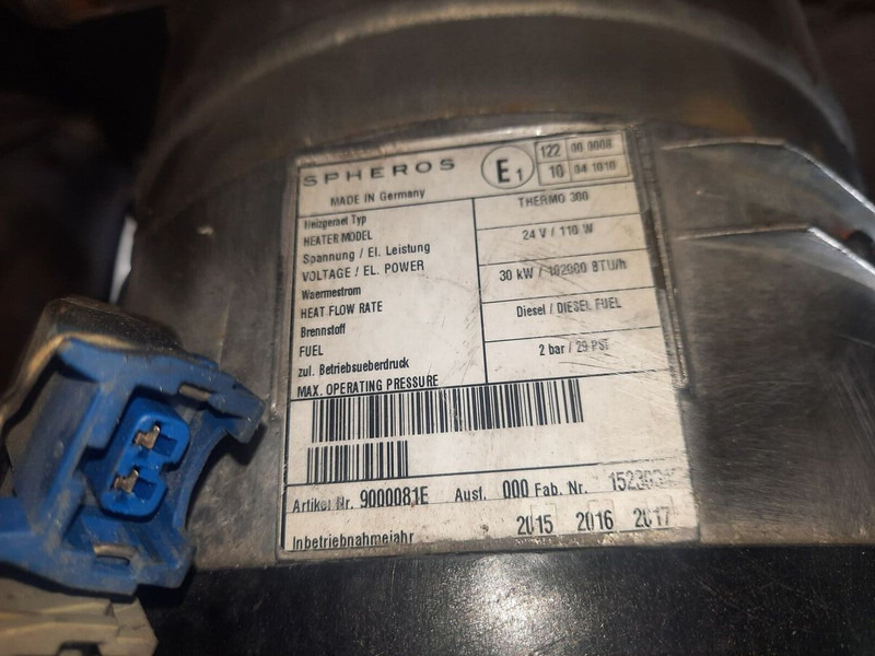 Scania Spheros Thermo 300 - Värme/ Ventilation: bild 4 Scania Spheros Thermo 300 - Värme/ Ventilation: bild 4