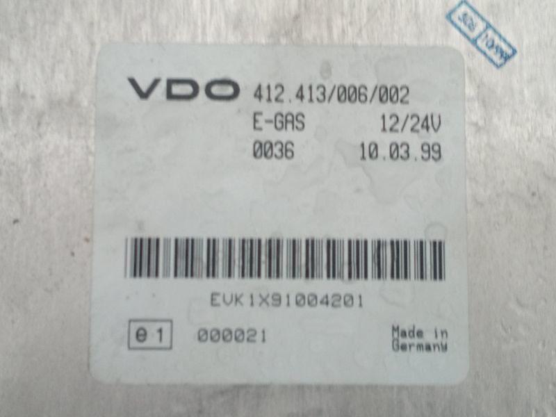 Scania VDO 412.413\006\002 . 412.413/006/005 - Kontrollenhet: bild 1 Scania VDO 412.413\006\002 . 412.413/006/005 - Kontrollenhet: bild 1