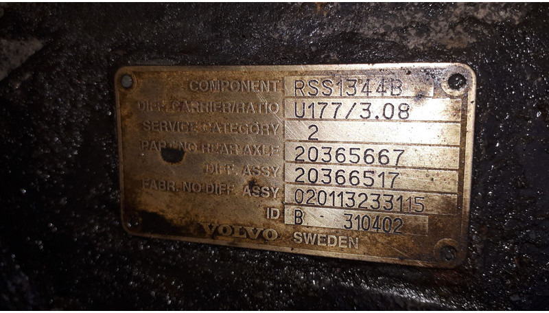 Volvo MS17X.- 2.85/ 3.08 .\5.29\ 5.63. - Differential: bild 3 Volvo MS17X.- 2.85/ 3.08 .\5.29\ 5.63. - Differential: bild 3