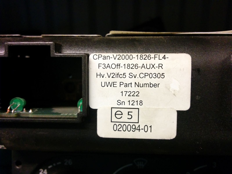 Kontrollenhet Volvo климат контроль Termo King. UWE. VIP2000: bild 17