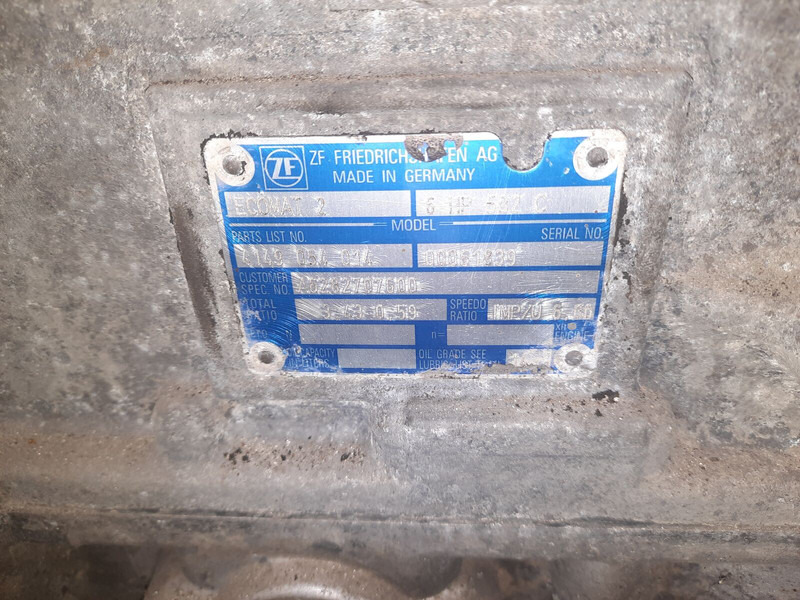 ZF 6HP604C .6HP502C. 6HP552C .6HP602C. 6HP592C. 6HP504C .6HP604C. 6 - Växellåda: bild 5 ZF 6HP604C .6HP502C. 6HP552C .6HP602C. 6HP592C. 6HP504C .6HP604C. 6 - Växellåda: bild 5