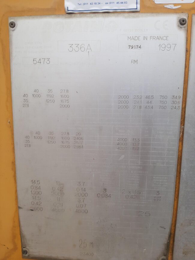 Självresande tornkran Potain GTMR 336A: bild 6 Självresande tornkran Potain GTMR 336A: bild 6