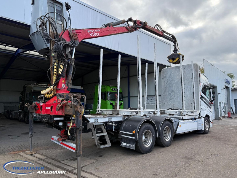 Volvo FH 650 6x4, FTG V1000X.81 laadkraan - Timmerbil, Kranbil: bild 2 Volvo FH 650 6x4, FTG V1000X.81 laadkraan - Timmerbil, Kranbil: bild 2