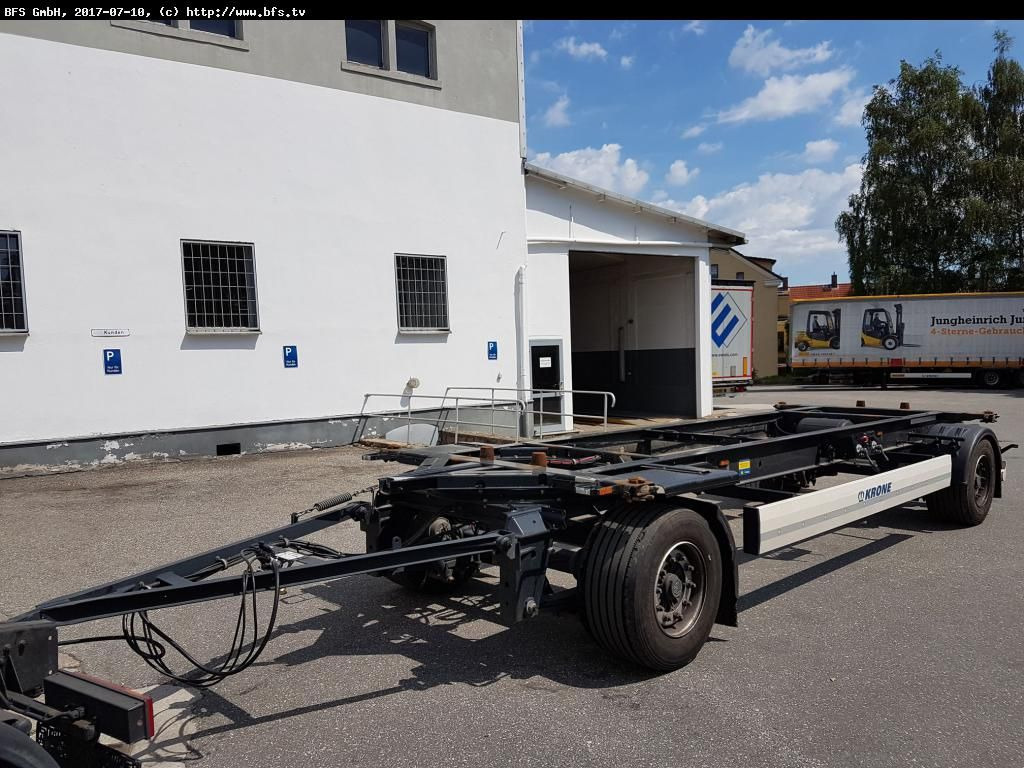 Containersläp/ Växelflaksläp Krone Lafette AZ 18E  BDF Lafette: bild 1