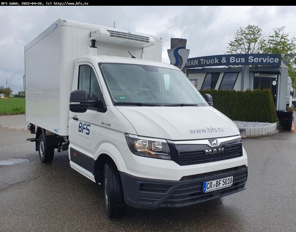 MAN TGE 3.140 4x2 F SB Kühlkoffer, FD mit LBW, Therm - Kylbil: bild 1 MAN TGE 3.140 4x2 F SB Kühlkoffer, FD mit LBW, Therm - Kylbil: bild 1