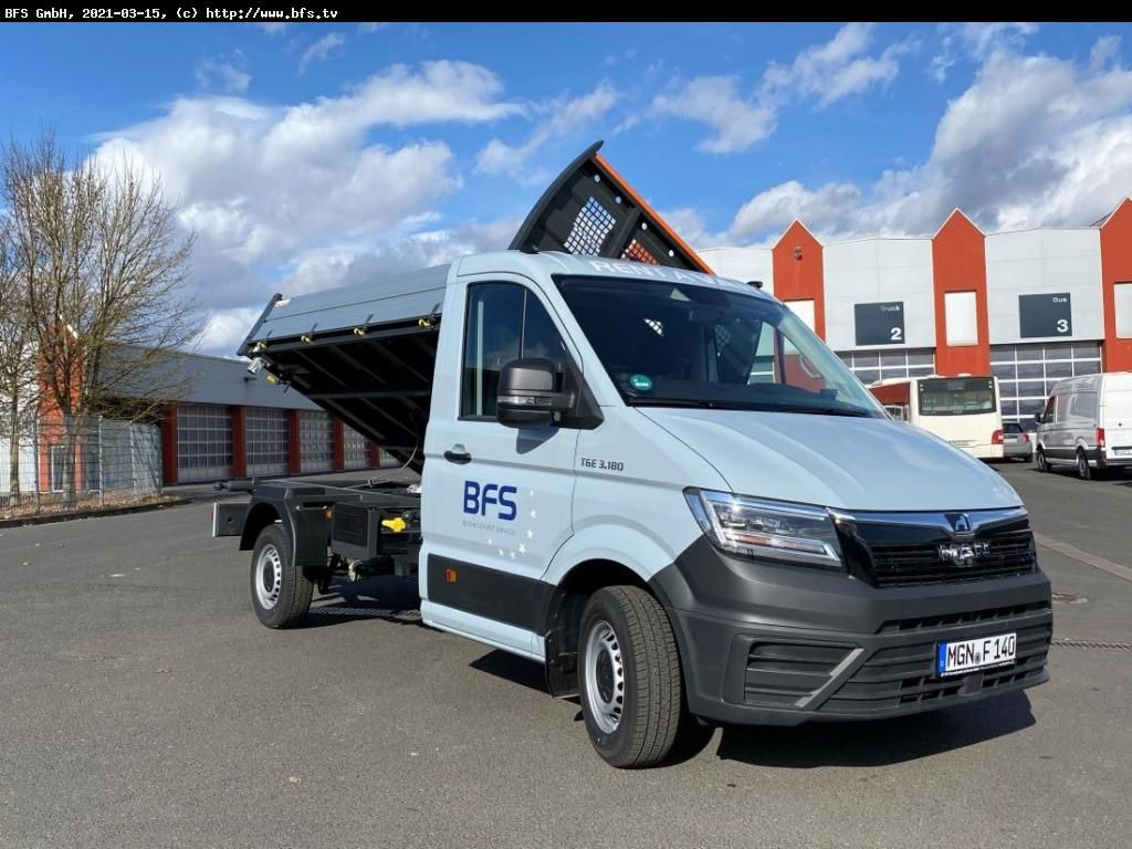 MAN TGE 3.180 4x2 F SB Dreiseitenkipper - Transportbil med tippflak: bild 2 MAN TGE 3.180 4x2 F SB Dreiseitenkipper - Transportbil med tippflak: bild 2