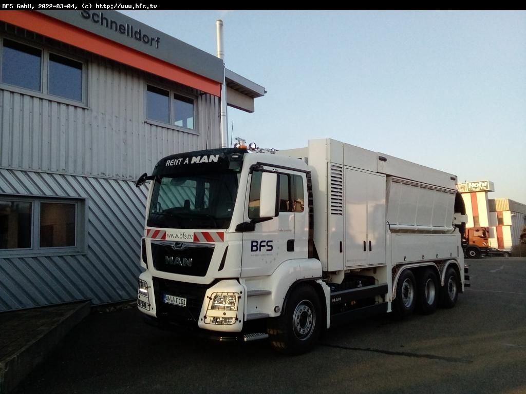 MAN TGS 35.510 8X4-4 BL RSP  Saugbagger - Sugbil: bild 1 MAN TGS 35.510 8X4-4 BL RSP  Saugbagger - Sugbil: bild 1