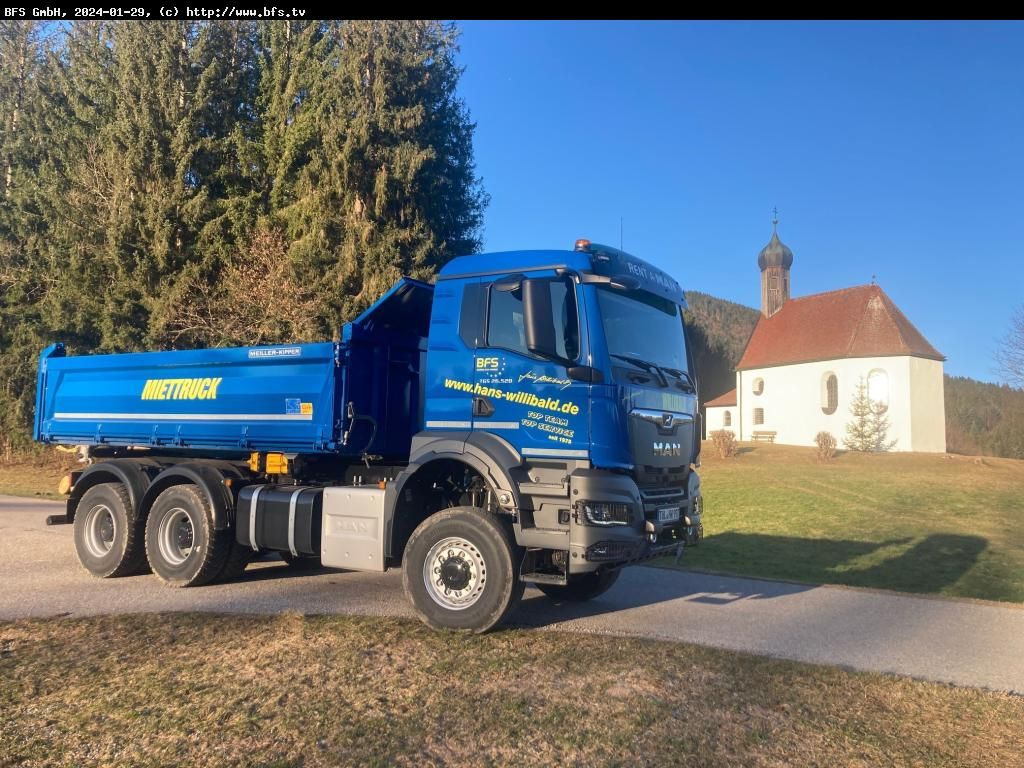 MAN TGS (TG3) 26.520 6x6 BB 6X6 BORDMATIC - Tippbil lastbil: bild 1 MAN TGS (TG3) 26.520 6x6 BB 6X6 BORDMATIC - Tippbil lastbil: bild 1