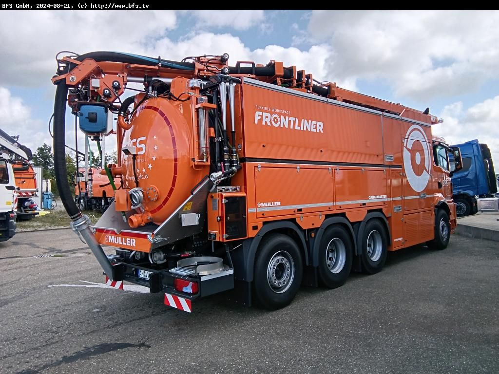 MAN TGS (TG3) 35.510 8x4-4 BL CH MÜLLER Canalmaster - Sugbil: bild 2 MAN TGS (TG3) 35.510 8x4-4 BL CH MÜLLER Canalmaster - Sugbil: bild 2