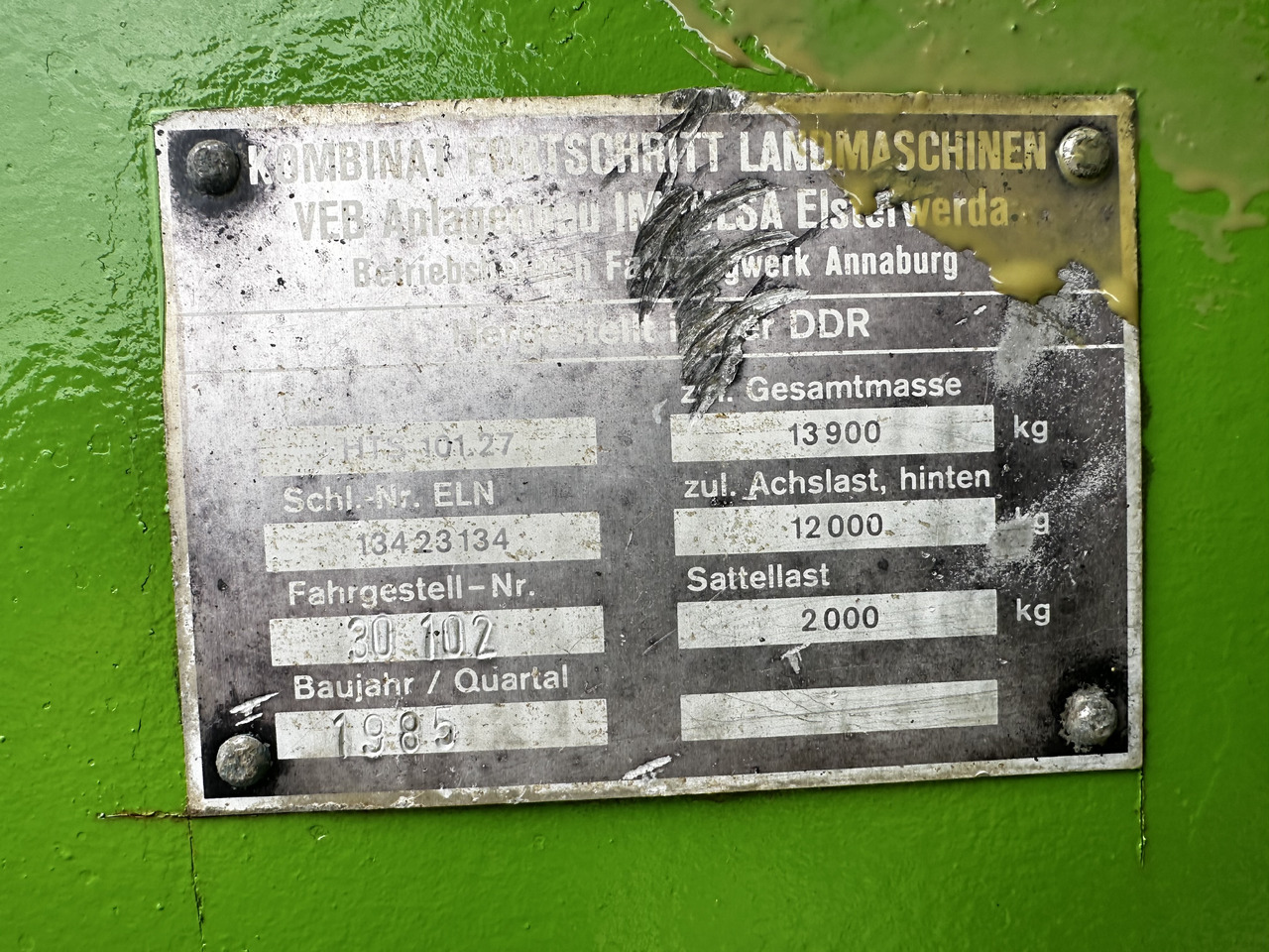 Fortschritt HTS 100.27 - Gödseltunna: bild 5 Fortschritt HTS 100.27 - Gödseltunna: bild 5