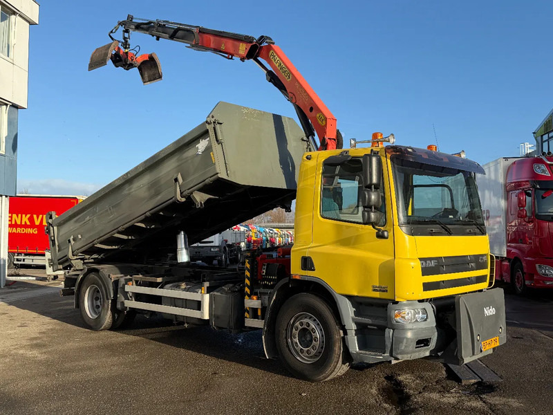 DAF CF 75.250 4X2 + PALFINGER PK10000 + 3-SIDE TIPPER 12 TON - Tippbil lastbil, Kranbil: bild 2 DAF CF 75.250 4X2 + PALFINGER PK10000 + 3-SIDE TIPPER 12 TON - Tippbil lastbil, Kranbil: bild 2