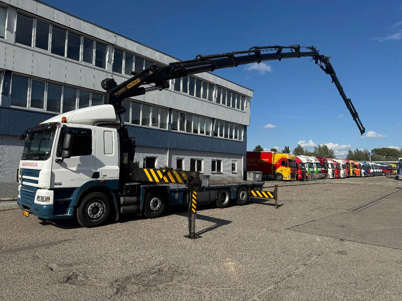 DAF CF 85.410 8X2 EURO 5 PALFINGER PK60002 + FLY JIB + REMOTE + TWISTLOCKS - Kranbil: bild 1 DAF CF 85.410 8X2 EURO 5 PALFINGER PK60002 + FLY JIB + REMOTE + TWISTLOCKS - Kranbil: bild 1