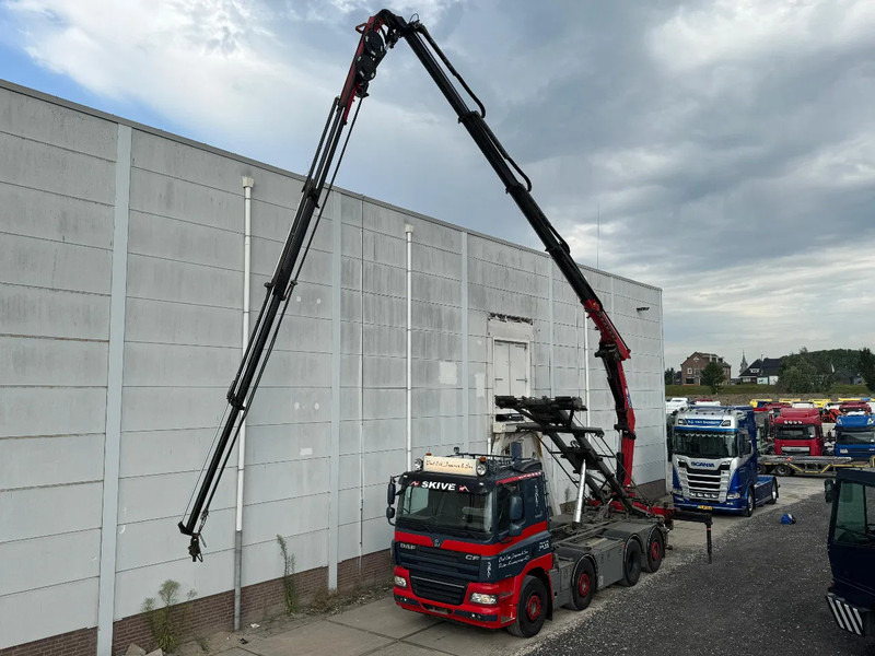 DAF CF 85.460 8X2 + YEAR 2016 HMF CRANE 2620-K4 + FLYJIB + WINCH + REMOTE - Lastbil med kabelsystem, Kranbil: bild 2 DAF CF 85.460 8X2 + YEAR 2016 HMF CRANE 2620-K4 + FLYJIB + WINCH + REMOTE - Lastbil med kabelsystem, Kranbil: bild 2