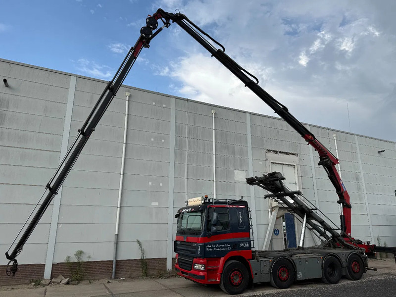 DAF CF 85.460 8X2 + YEAR 2016 HMF CRANE 2620-K4 + FLYJIB + WINCH + REMOTE - Lastbil med kabelsystem, Kranbil: bild 3 DAF CF 85.460 8X2 + YEAR 2016 HMF CRANE 2620-K4 + FLYJIB + WINCH + REMOTE - Lastbil med kabelsystem, Kranbil: bild 3