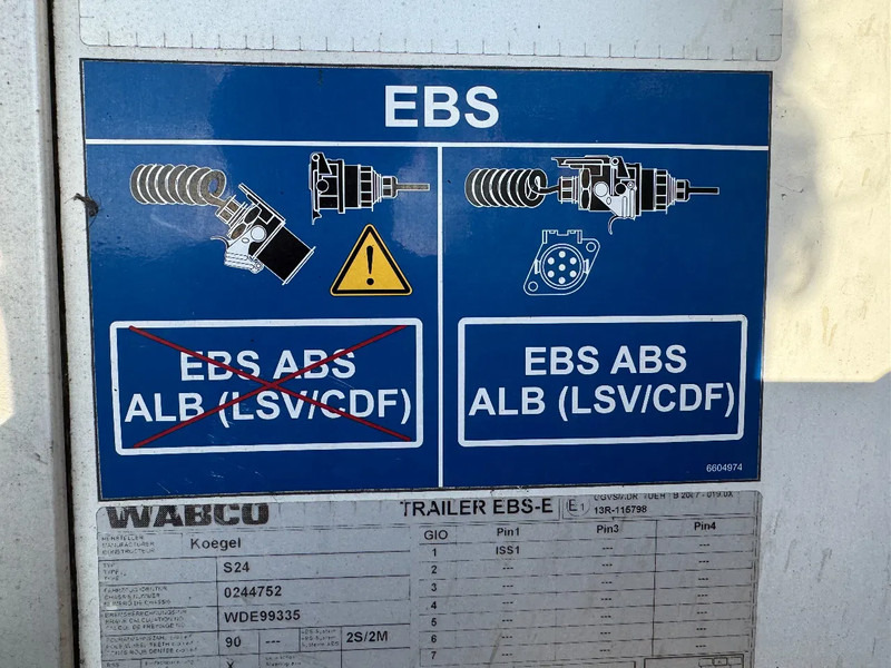 Leasa Kögel S24-4 CARRIER VECTOR 1550 3X BPW AXLE DISC BRAKES Kögel S24-4 CARRIER VECTOR 1550 3X BPW AXLE DISC BRAKES: bild 12 Leasa Kögel S24-4 CARRIER VECTOR 1550 3X BPW AXLE DISC BRAKES Kögel S24-4 CARRIER VECTOR 1550 3X BPW AXLE DISC BRAKES: bild 12