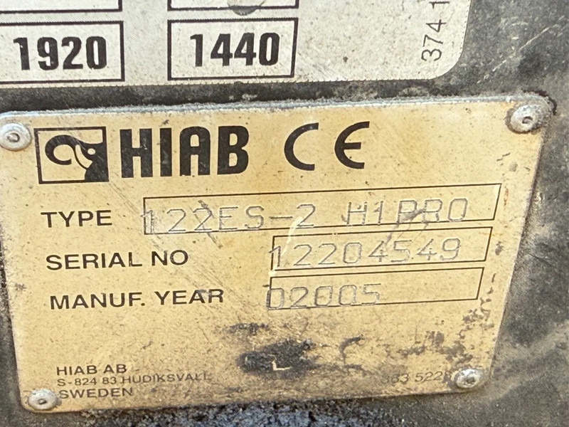 Tippbil lastbil, Kranbil MAN TGA 18.310 4X4 + HIAB 122 ES-2 - DAMAGED CRANE: bild 12 Tippbil lastbil, Kranbil MAN TGA 18.310 4X4 + HIAB 122 ES-2 - DAMAGED CRANE: bild 12