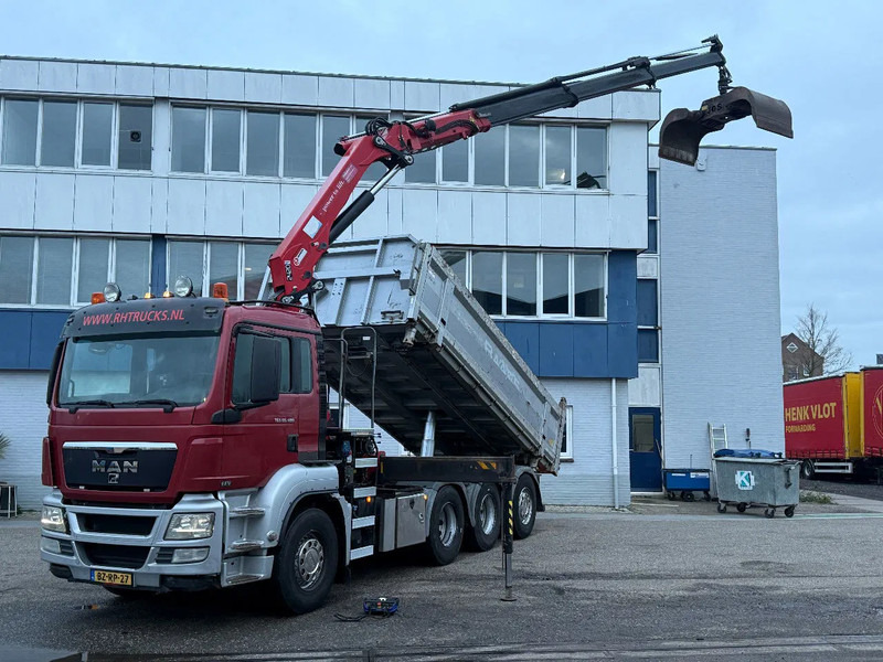 MAN TGS 35.480 8X4 + HMF 2420-K3 REMOTE + TIPPER - Kranbil: bild 2 MAN TGS 35.480 8X4 + HMF 2420-K3 REMOTE + TIPPER - Kranbil: bild 2