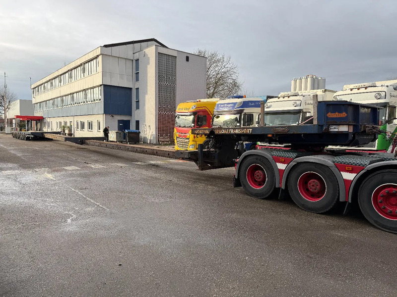 Nooteboom MC0 105-08V, 2 EXTENDABLE 12.35 + 12,05 8 AXLE, 2 LIFT AXLES, 7 AXLE STEERING, REMOTE CONTROLE - Låg lastare semitrailer: bild 1 Nooteboom MC0 105-08V, 2 EXTENDABLE 12.35 + 12,05 8 AXLE, 2 LIFT AXLES, 7 AXLE STEERING, REMOTE CONTROLE - Låg lastare semitrailer: bild 1