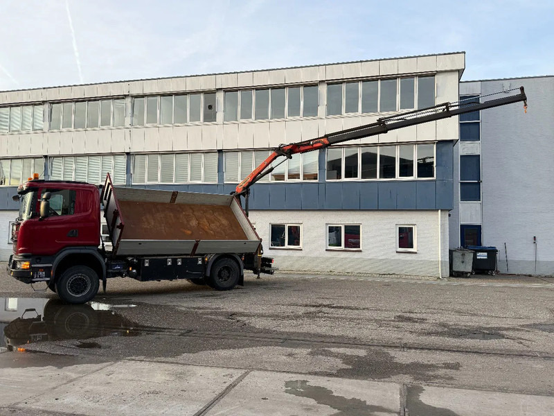 Scania G370 4X4 EURO 6 + 3-SIDE TIPPER + PALFINGER PK9002 + REMOTE - Kranbil: bild 3 Scania G370 4X4 EURO 6 + 3-SIDE TIPPER + PALFINGER PK9002 + REMOTE - Kranbil: bild 3