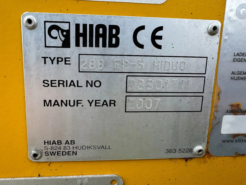 Scania P380 6X2 HIAB 288 + REMOTE CONTROL + PLATEAU - Kranbil: bild 5 Scania P380 6X2 HIAB 288 + REMOTE CONTROL + PLATEAU - Kranbil: bild 5